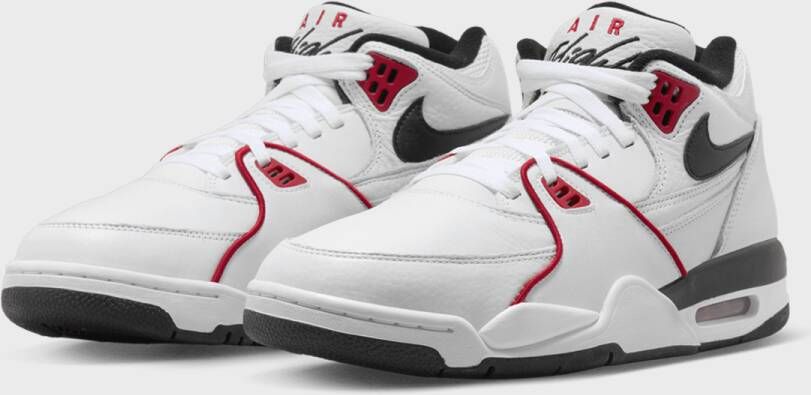 Nike Air Flight 89 Basketball Schoenen white black white white maat: 41 beschikbare maaten:41 46