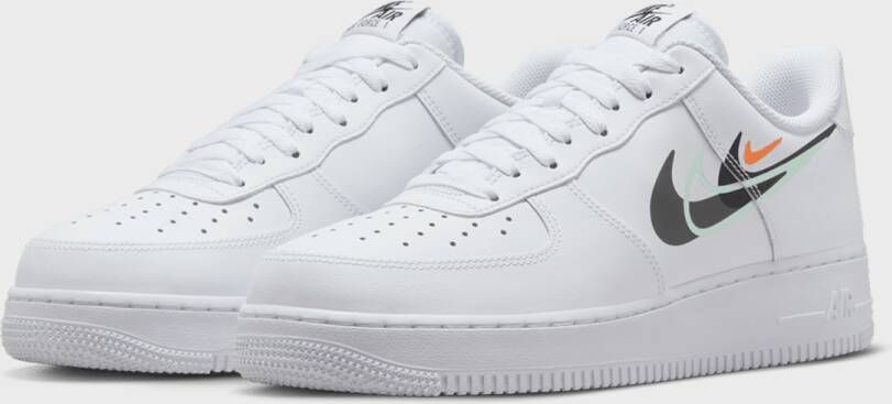 Nike Air Force 1 ´07 Basketball Schoenen white medium ash black light silver maat: 41 beschikbare maaten:41 45