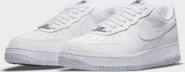 Nike Air Force 1 '07 Next Nature Basketball Schoenen white white black metallic silver maat: 36.5 beschikbare maaten:37.5 38.5 39 40.5 36.