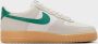 Nike Air Force 1 Low '07 LV8 Gebroken Wit Groen Sneakers Heren Doos Zonder Deksel - Thumbnail 9
