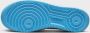 Nike Kinderschoenen Air Force 1 White White Aquarius Blue- White White Aquarius Blue - Thumbnail 6