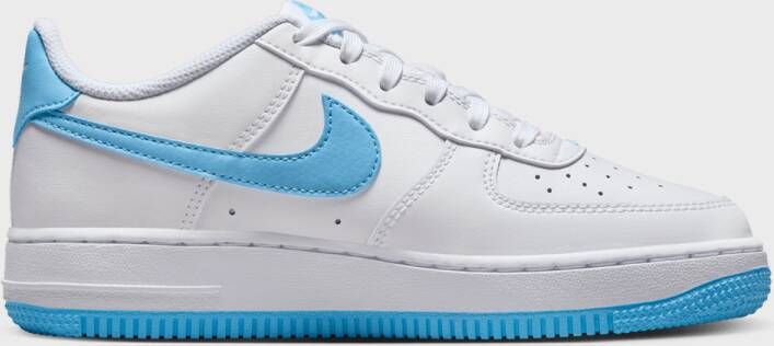 Nike Air Force 1 Lv8 2 (gs) White Sneakers Schoenen white aquarius blue white maat: 36 beschikbare maaten:36.5 37.5 38.5 39 40