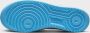Nike Kinderschoenen Air Force 1 White White Aquarius Blue- White White Aquarius Blue - Thumbnail 9