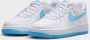 Nike Air Force 1 Lv8 2 (gs) White Sneakers Schoenen white aquarius blue white maat: 36.5 beschikbare maaten:36.5 37.5 38.5 39 40 - Thumbnail 6