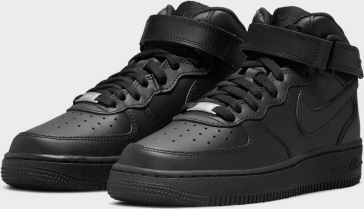 Nike air 2025 force mid zwart