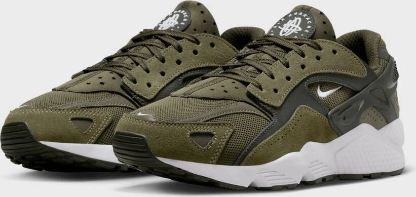 Nike Air Huarache Runner Running Schoenen khaki white olive maat: 41 beschikbare maaten:41 42 44 45