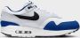 Nike Air Max 1 Running Schoenen white black deep royal blue maat: 40.5 beschikbare maaten:40.5 - Thumbnail 4