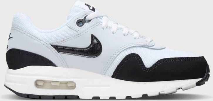 Nike Air Max 1 (GS) in Wit Zwart