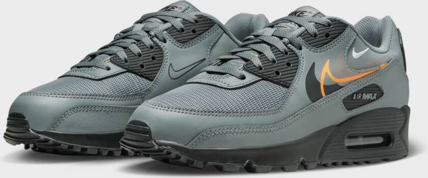 Nike Air Max 90 Running Schoenen smoke grey black bright mandarin maat: 41 beschikbare maaten:41