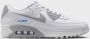 Nike Air Max 90 Laser Blue Sneakers Mannen Wit Grijs Blauw HM0705 - Thumbnail 5