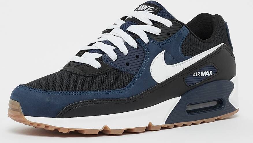 Nike Air Max 90 Schoenen midnight navy white black gum med brown maat: 41 beschikbare maaten:41 42