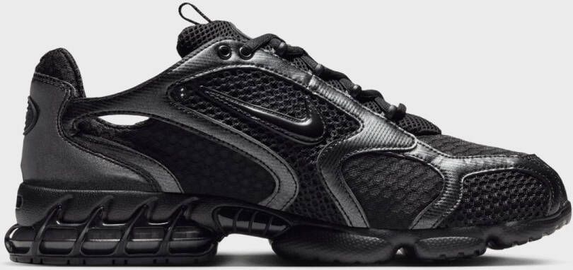 Nike Air Zoom Spiridon Cage 2 black black anthracite smoke grey Lifestyle in zwart formaten: 42