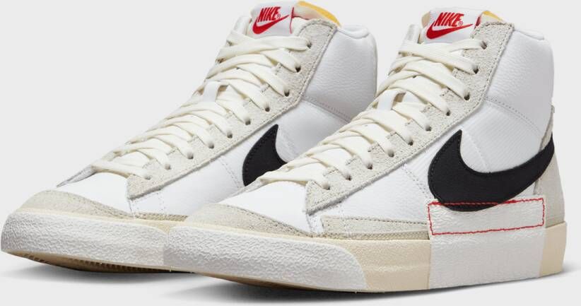 Nike Blazer '77 Remastered Basketball Schoenen white black light bone white maat: 40.5 beschikbare maaten:40.5