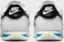 Nike Lage Sneakers Cortez Leather White Black - Thumbnail 20