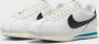 Nike Lage Sneakers Cortez Leather White Black - Thumbnail 16