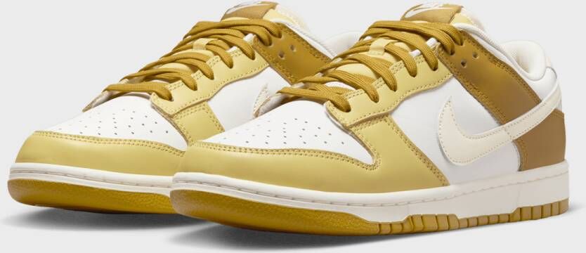 Nike Dunk Low Retro in Wit Geel
