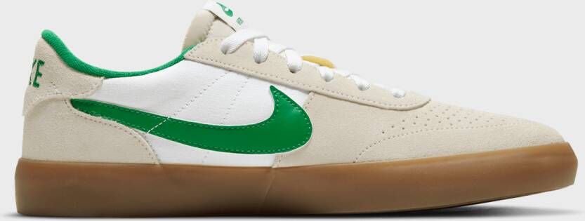 Nike SB Heritage Vulc Skate Schoenen summit white lucky green white maat: 41 beschikbare maaten:41 42 43 44 45 46