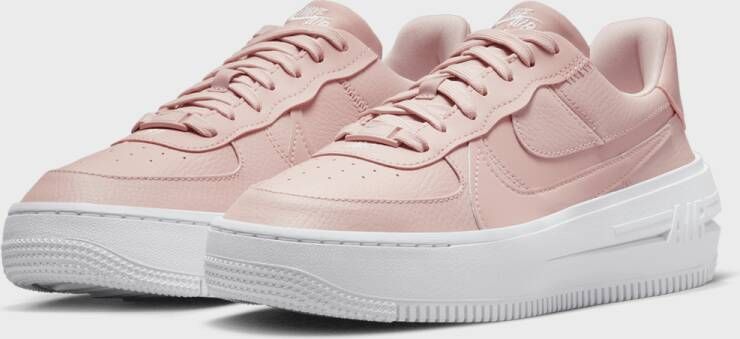 Nike Wmns Air Force 1 Platform Basketball Schoenen pink oxford light soft pink white maat: 37.5 beschikbare maaten:37.5