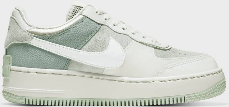 Nike WMNS Air Force 1 Shadow in Wit Groen