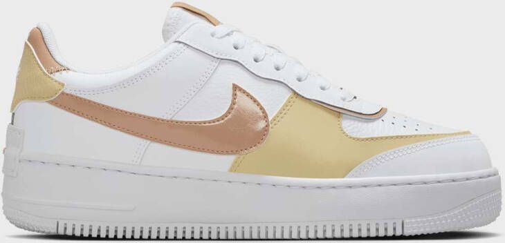 Nike WMNS Air Force 1 Shadow Air Force Shadow in wit formaten: 38.5