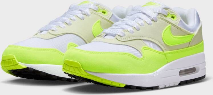 Nike Wmns Air Max 1 '87 Running Schoenen white volt sea glass black maat: 36.5 beschikbare maaten:36.5 37.5 38 39