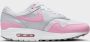 Nike Air Max 1 '87 Wmns Pink Rise Sneakers Dames Metallic Platinum Summit White Pink Rise - Thumbnail 11