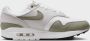 Nike Air Max 1 Light Army Wit Lichtgrijs Lichtgroen Sneakers Unisex - Thumbnail 9