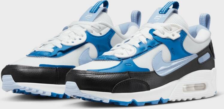 Nike Wmns Air Max 90 Futura Running Schoenen summit white cobalt bliss light photo blue maat: 36.5 beschikbare maaten:36.5 37.5 38.5 39