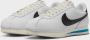 Nike Lage Sneakers Cortez Leather White Black - Thumbnail 13