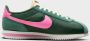 Nike Schoenen Cortez Textile Fir Sail Team Orange Pinksicle- Dames Fir Sail Team Orange Pinksicle - Thumbnail 3