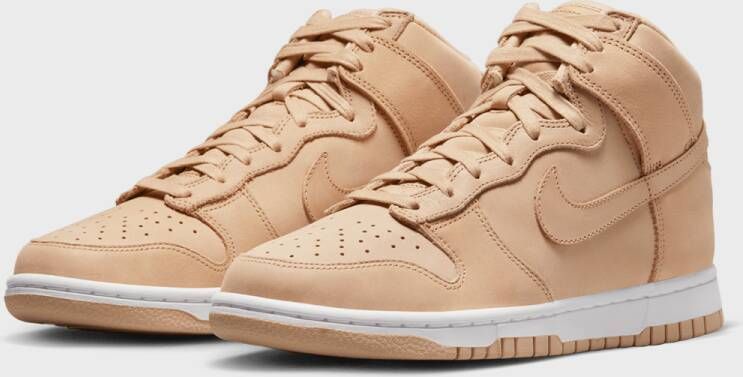 Nike Wmns Dunk High Premium Basketball Schoenen vachetta tan vachetta tan white maat: 37.5 beschikbare maaten:37.5 39