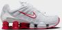 Nike Wmns Shox Tl Sneakers Dames platinum tint white gym red maat: 40.5 beschikbare maaten:36.5 37.5 38.5 39 40.5 41 - Thumbnail 3