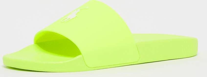 Polo Ralph Lauren Pool Slide Sandalen Schoenen safety yellow white maat: 41 beschikbare maaten:41 44 45 46