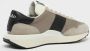 Polo Ralph Lauren Sneakers van leermix met logostitching model 'Train' - Thumbnail 7