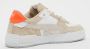 Puma Ca Pro Glitch Suede Fashion sneakers Schoenen white warm white ultra orange maat: 44.5 beschikbare maaten:42 44.5 46 - Thumbnail 4