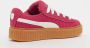 PUMA Fenty Rihanna Creeper Phatty Corduroy Club Red Warm White Sneakers Unisex - Thumbnail 12