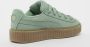 PUMA Fenty Rihanna Creeper Phatty Nubuck Green Fog Sneakers Unisex - Thumbnail 17