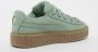 PUMA Fenty Rihanna Creeper Phatty Nubuck Green Fog Sneakers Unisex - Thumbnail 14