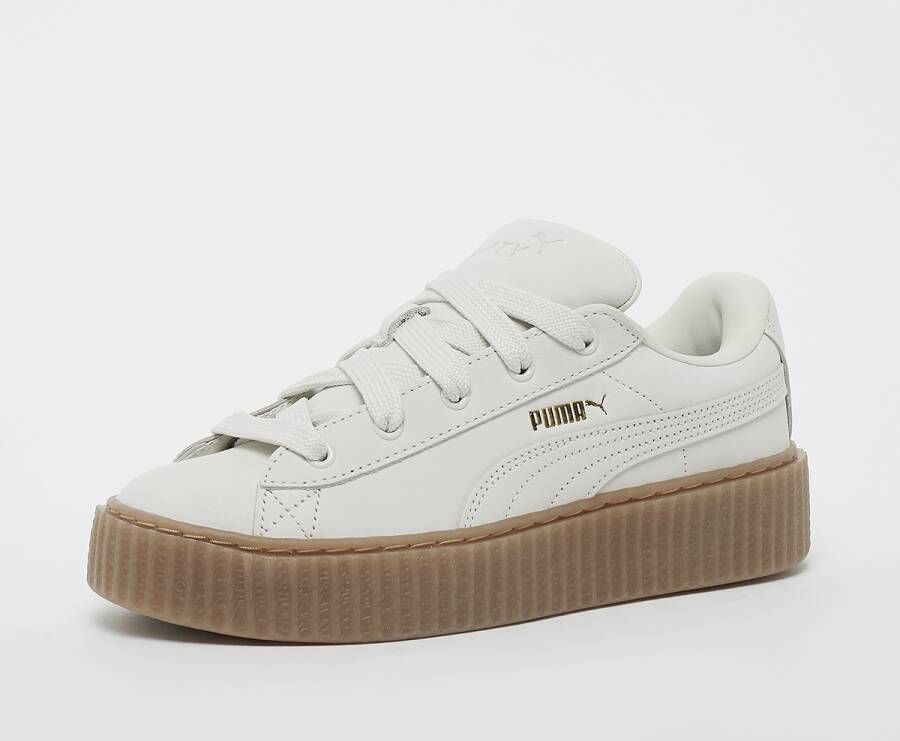 Puma Creeper Phatty Nubuck Trendy Sneakers Dames warm white gum 04 maat: 40.5 beschikbare maaten:36 37.5 38.5 39 40.5