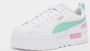 Puma Mayze Lth Fashion sneakers Schoenen white mint lilac chiffon maat: 36 beschikbare maaten:36 - Thumbnail 7