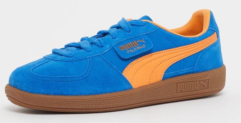 Puma Palermo Sneakers Dames ultra blue yellow burst gold maat: 36 beschikbare maaten:36 37.5 37 38.5 39 40.5