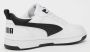 Puma Rebound V6 Low Fashion sneakers Schoenen white black black maat: 36 beschikbare maaten:36 37.5 38.5 39 - Thumbnail 6