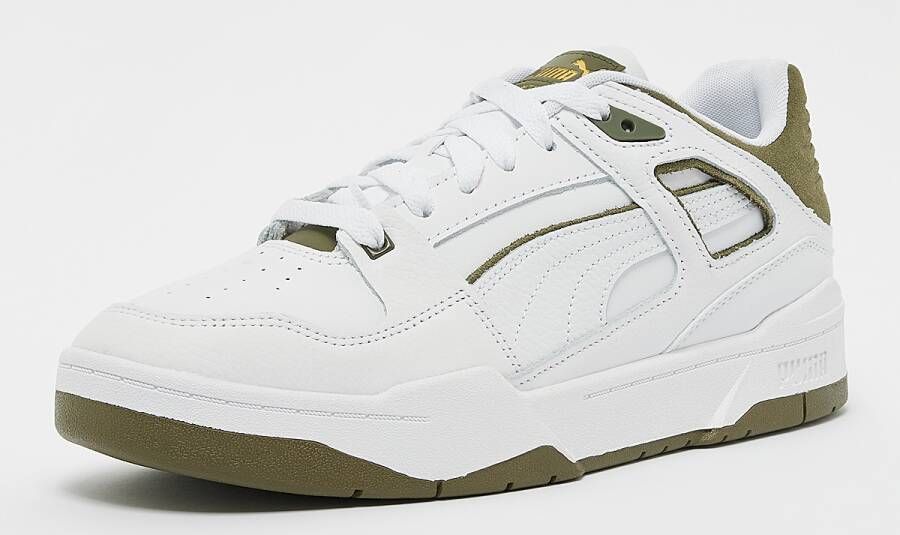 Puma Slipstream Basketball Schoenen white olive drab maat: 41 beschikbare maaten:41 42.5 44.5 45