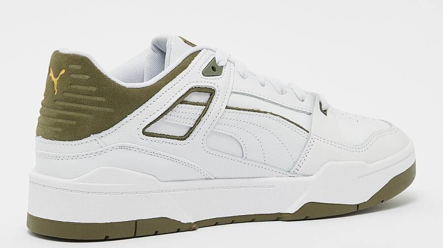 Puma Slipstream Basketball Schoenen white olive drab maat: 41 beschikbare maaten:41 42.5 44.5 45