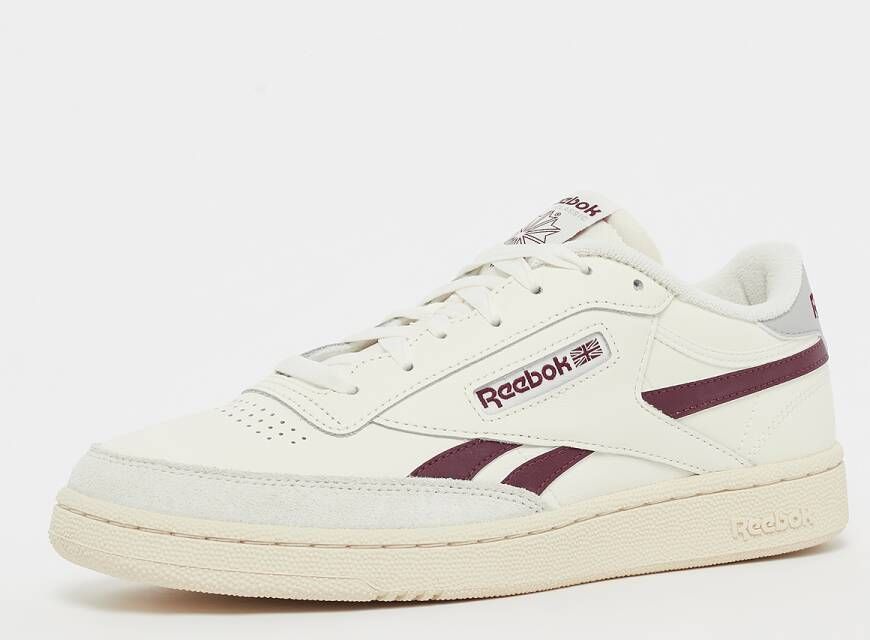 Reebok Club C Revenge Fashion sneakers Schoenen chalk classic maroon f23 pure grey maat: 41 beschikbare maaten:41 44.5