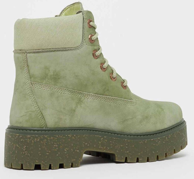 Timberland Stone Street 6in Boot Light Green Nubuck 6" in groen formaten: 36