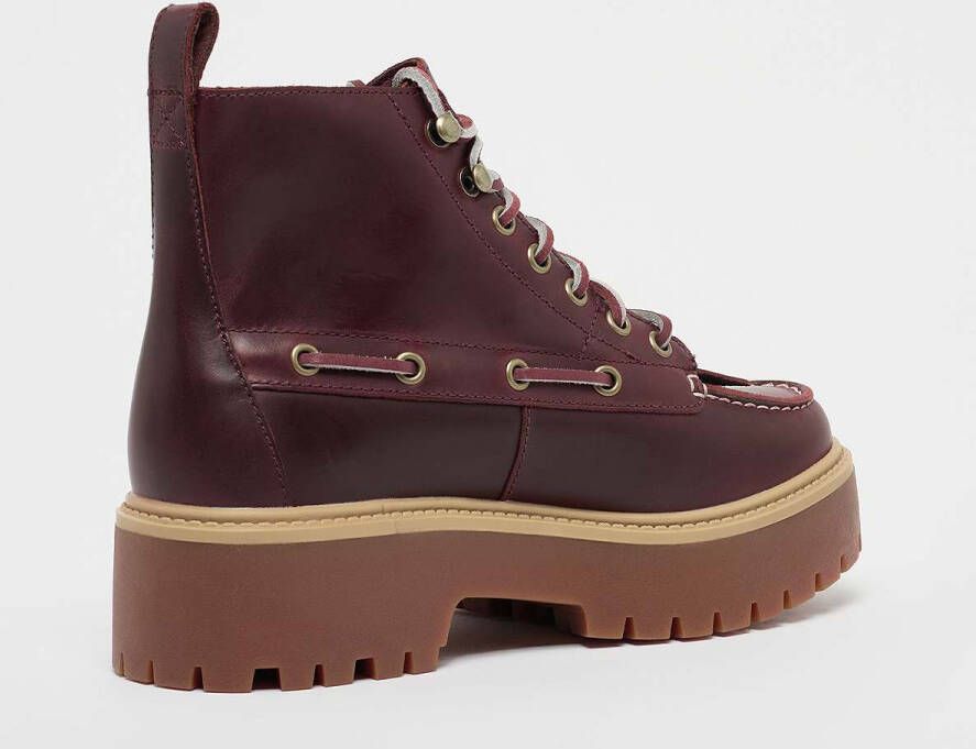 Timberland Stone Street Mid Lace Up Women Lifestyle rood Schoenen