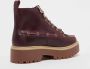 Timberland Stone Street Mid Lace Up Women Lifestyle rood Schoenen - Thumbnail 3