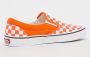 Vans Geruite Slip-on Sneaker Oranje Tijger Orange Heren - Thumbnail 12