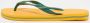 Havaianas Brasil Logo teenslippers geel groen Rubber 33 34 - Thumbnail 9